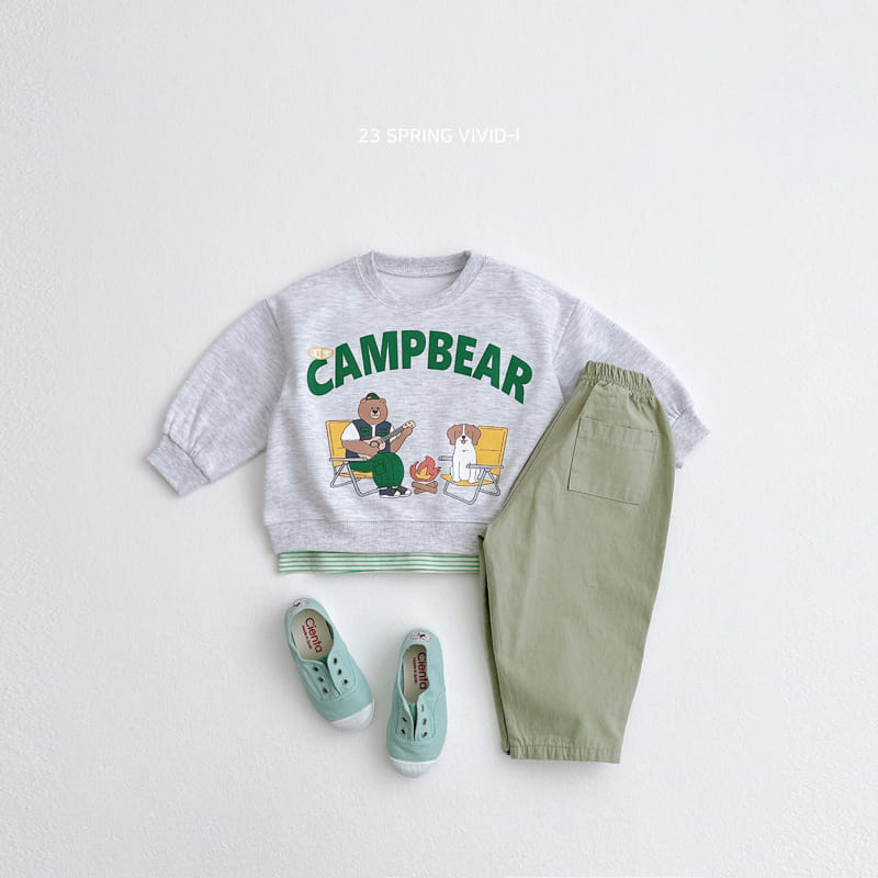 Vivid I - Korean Children Fashion - #fashionkids - Camp Bear Sweatshirt - 5