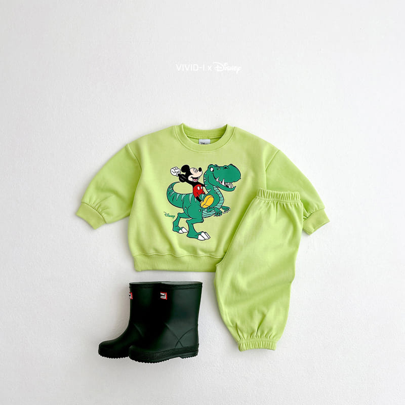 Vivid I - Korean Children Fashion - #fashionkids - D Dino Sweatshirt - 2