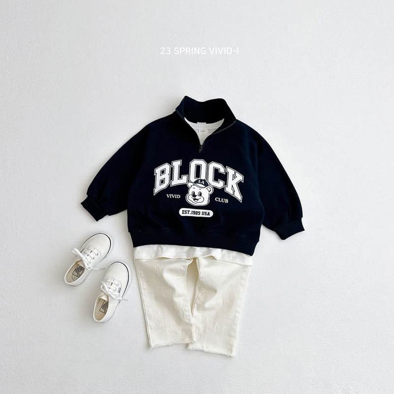 Vivid I - Korean Children Fashion - #fashionkids - Block Anorak Top Bottom Set - 12