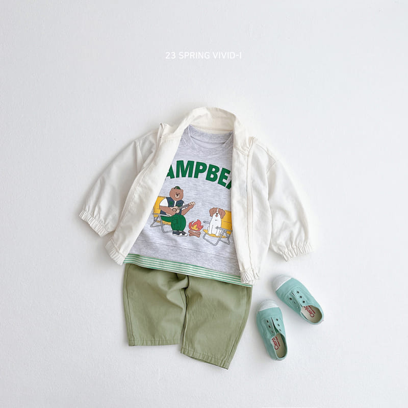 Vivid I - Korean Children Fashion - #kidsshorts - Camp Bear Sweatshirt - 6
