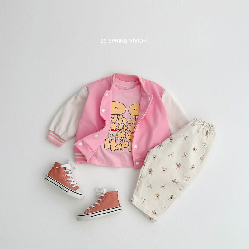 Vivid I - Korean Children Fashion - #kidsshorts - Rabbit Single Tee - 9