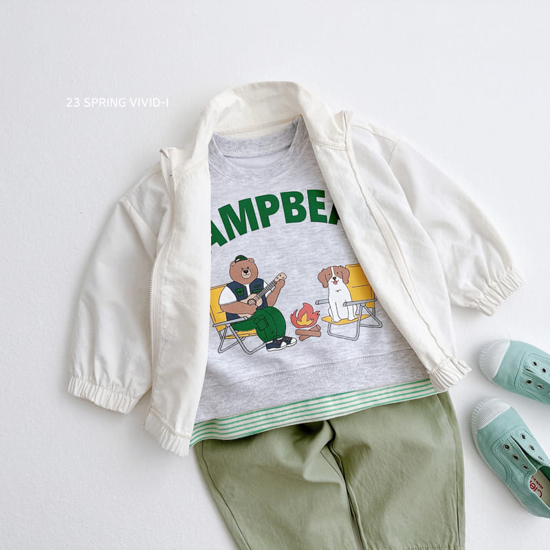 Vivid I - Korean Children Fashion - #kidsstore - Camp Bear Sweatshirt - 7