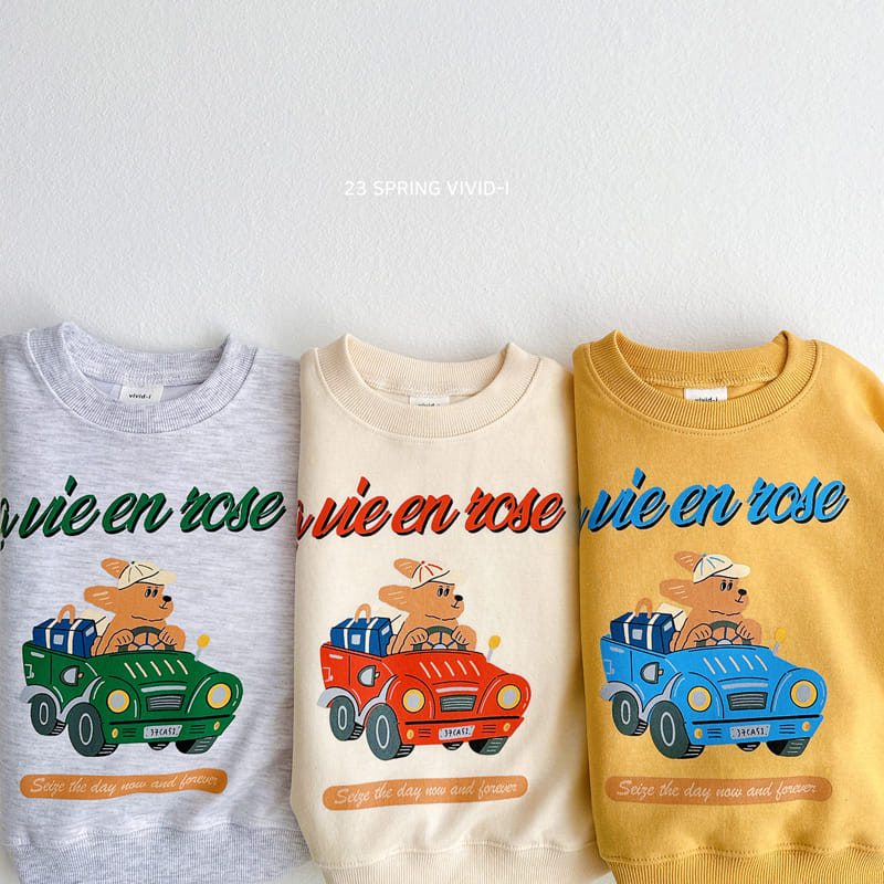 Vivid I - Korean Children Fashion - #kidsstore - Drive Puppy Sweatshirt