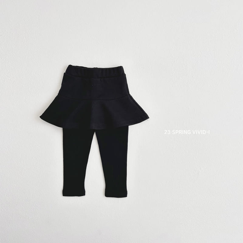 Vivid I - Korean Children Fashion - #kidzfashiontrend - Spring Skirt Leggings - 5