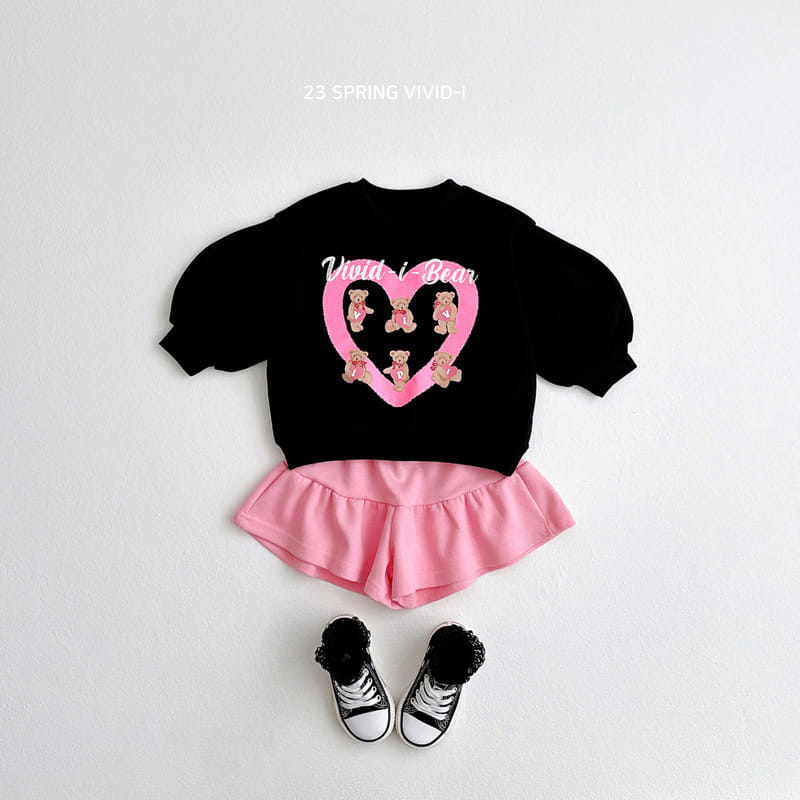 Vivid I - Korean Children Fashion - #kidzfashiontrend - Heart Puff Sweatshirt - 12