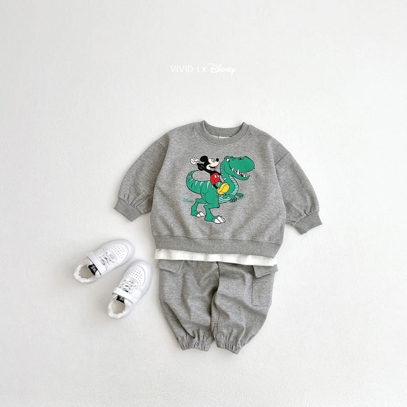 Vivid I - Korean Children Fashion - #kidzfashiontrend - D Dino Sweatshirt - 5
