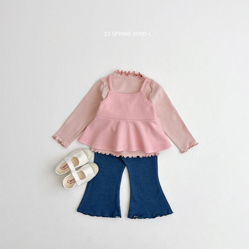 Vivid I - Korean Children Fashion - #littlefashionista - Paint Rib Terry Tee - 3