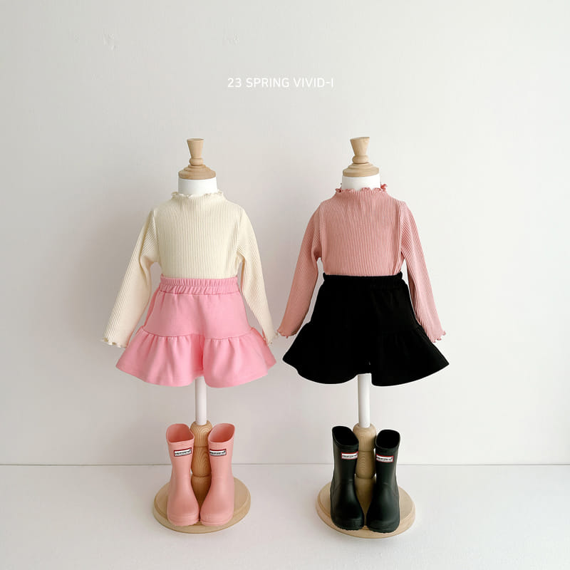 Vivid I - Korean Children Fashion - #littlefashionista - Muzi Rib Tee - 2