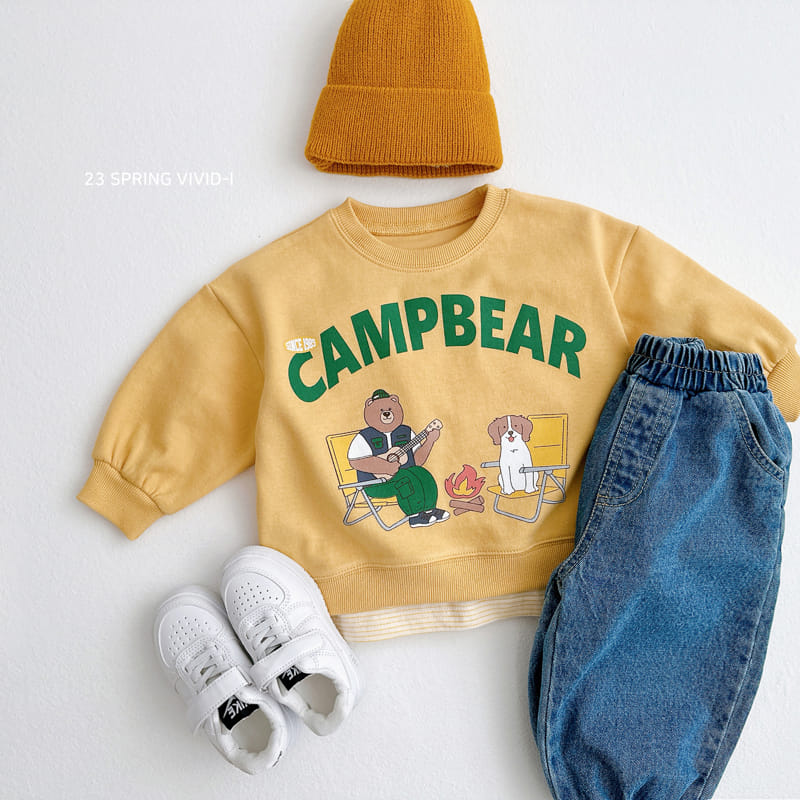 Vivid I - Korean Children Fashion - #littlefashionista - Camp Bear Sweatshirt - 10