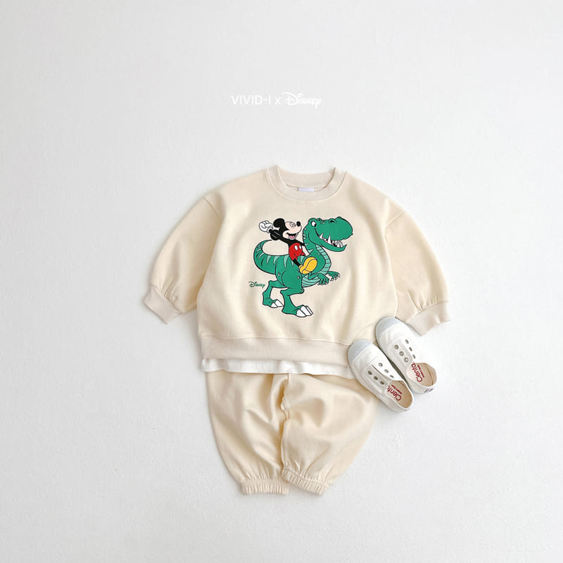 Vivid I - Korean Children Fashion - #littlefashionista - D Dino Sweatshirt - 7