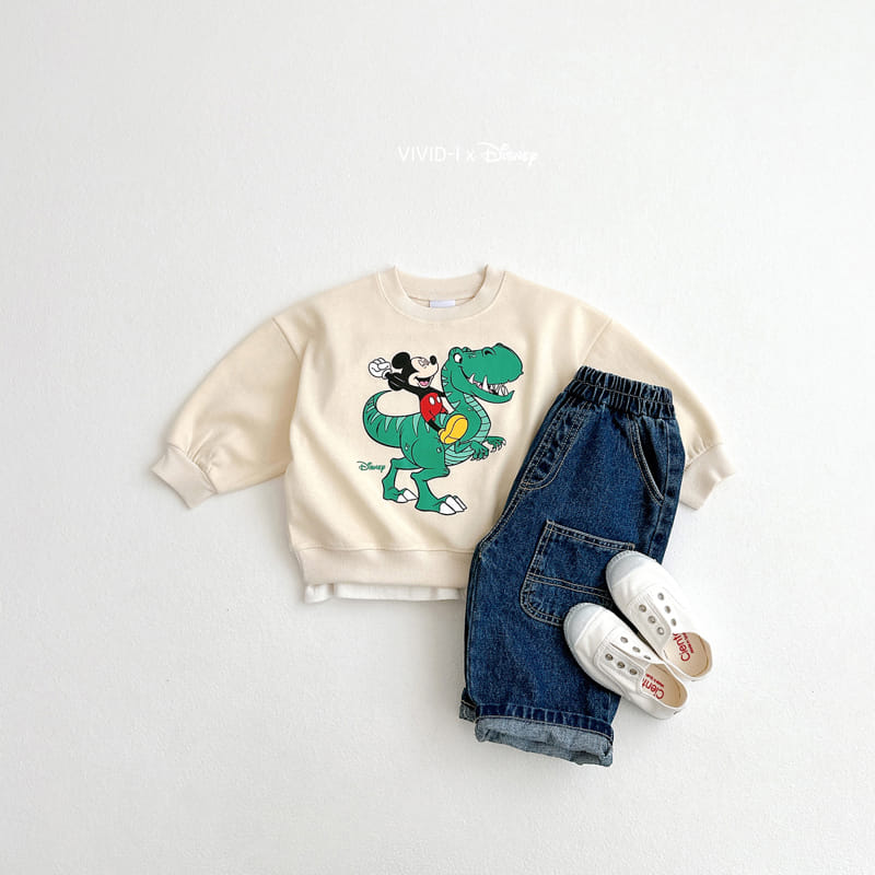 Vivid I - Korean Children Fashion - #magicofchildhood - D Dino Sweatshirt - 8