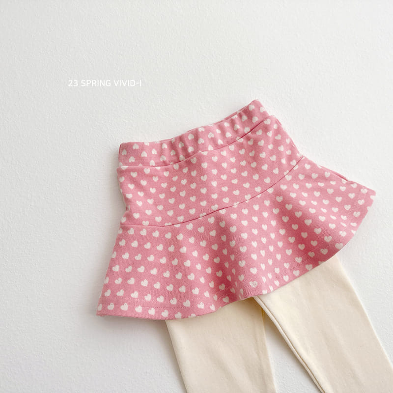 Vivid I - Korean Children Fashion - #minifashionista - Paint Skirt Leggings - 10