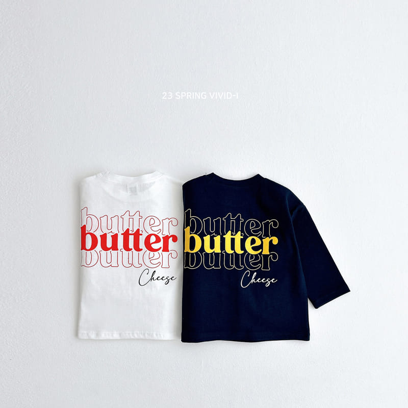 Vivid I - Korean Children Fashion - #minifashionista - Butter Cheeck Tee