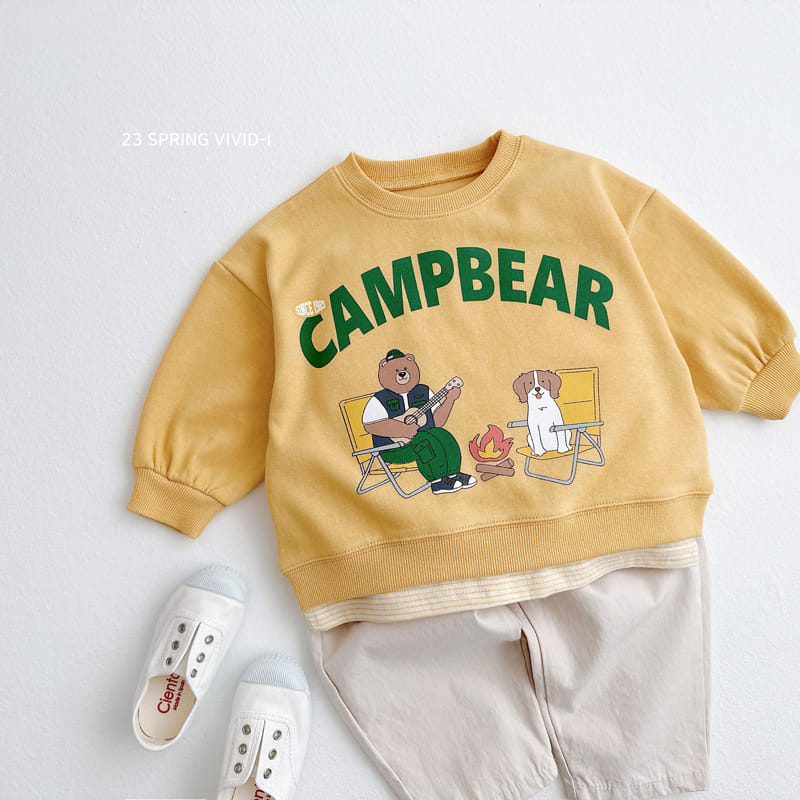 Vivid I - Korean Children Fashion - #minifashionista - Camp Bear Sweatshirt - 12