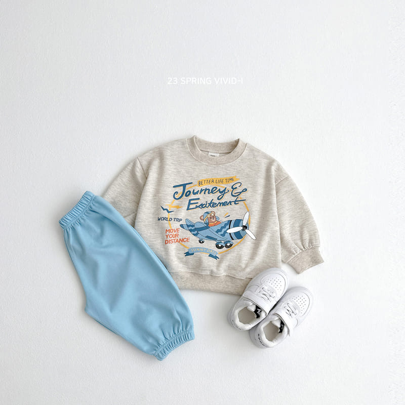 Vivid I - Korean Children Fashion - #minifashionista - Pilot Bear Sweatshirt - 7
