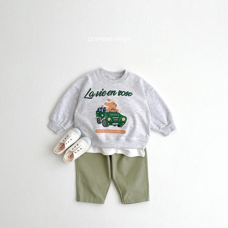 Vivid I - Korean Children Fashion - #minifashionista - Drive Puppy Sweatshirt - 6