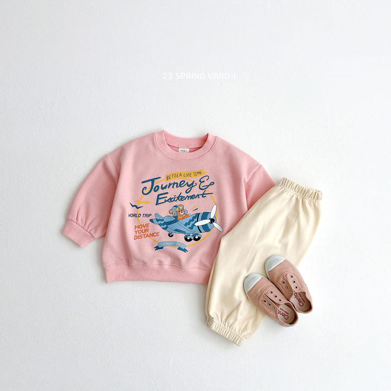 Vivid I - Korean Children Fashion - #prettylittlegirls - Pilot Bear Sweatshirt - 8