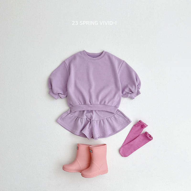 Vivid I - Korean Children Fashion - #prettylittlegirls - Vivid Top Bottom sEt - 12