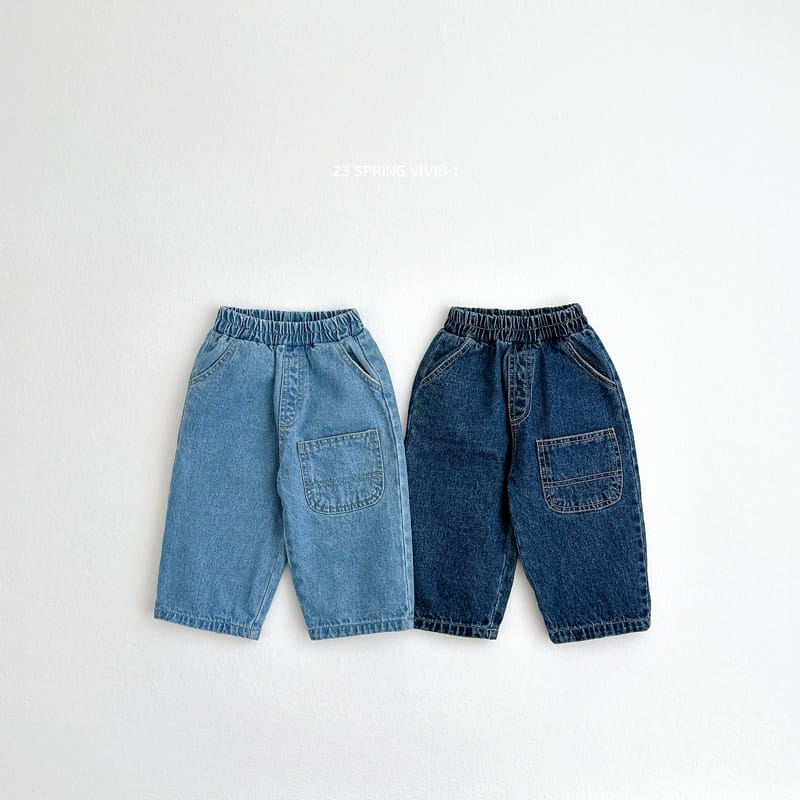 Vivid I - Korean Children Fashion - #stylishchildhood - Spring JEans