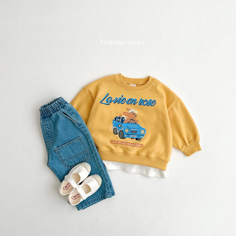 Vivid I - Korean Children Fashion - #stylishchildhood - Drive Puppy Sweatshirt - 10