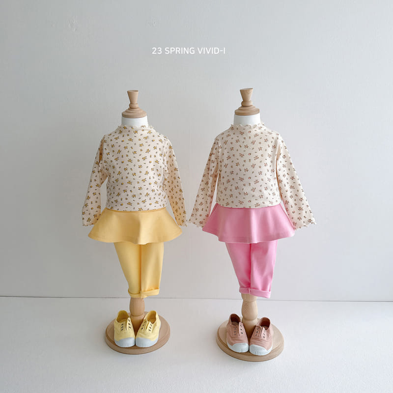 Vivid I - Korean Children Fashion - #todddlerfashion - Spring Skirt Leggings - 11