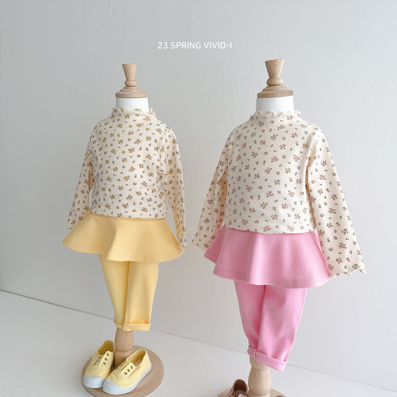 Vivid I - Korean Children Fashion - #toddlerclothing - Spring Skirt Leggings - 12