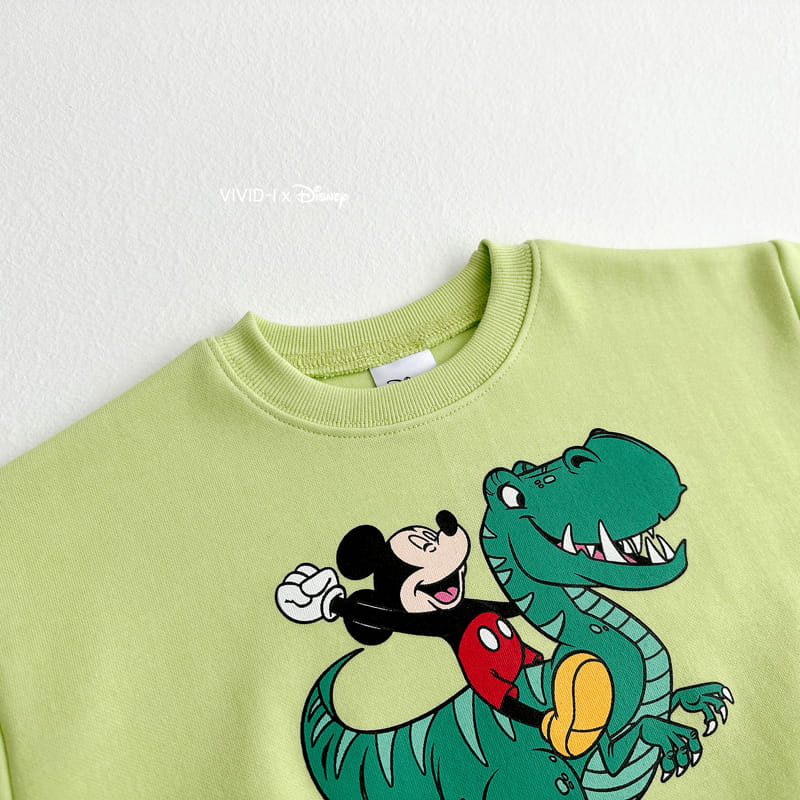 Vivid I - Korean Children Fashion - #toddlerclothing - D Dino Sweatshirt - 12