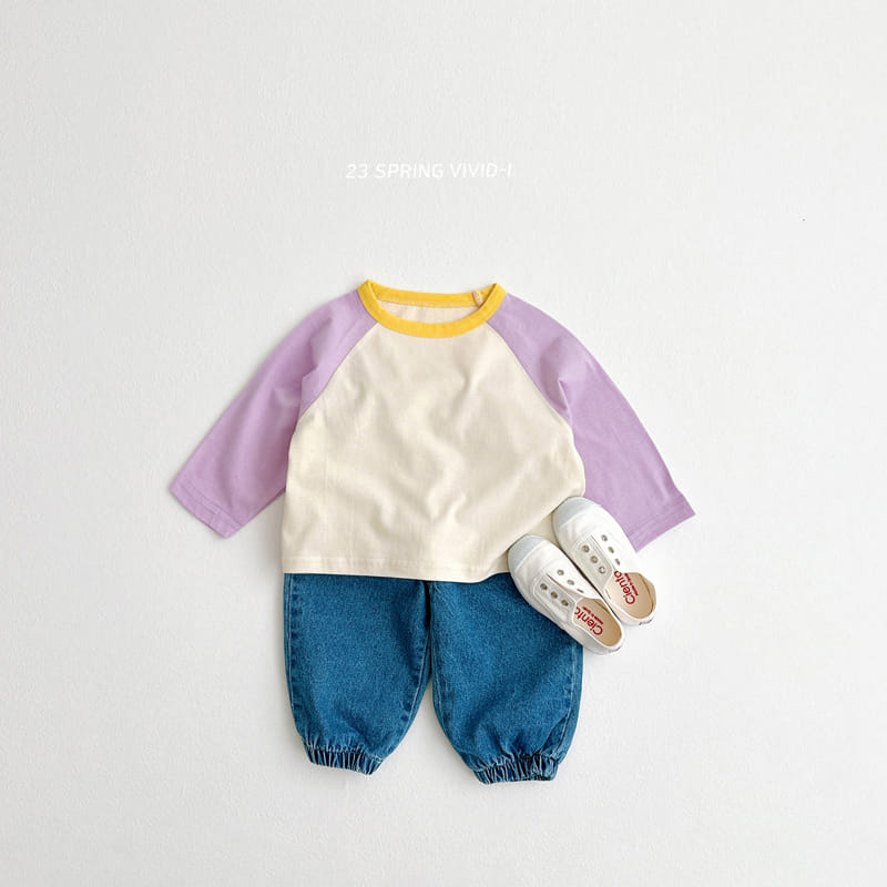 Vivid I - Korean Children Fashion - #toddlerclothing - Candy Raglan Tee - 8