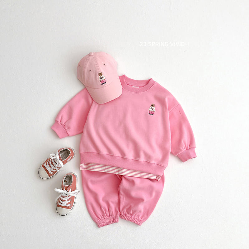 Vivid I - Korean Children Fashion - #todddlerfashion - Mini Bear Sweatshirt - 4