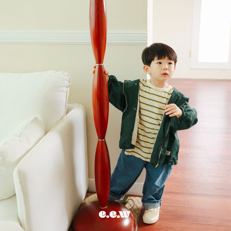 Wednesday - Korean Children Fashion - #todddlerfashion - Boy Stripes Tee - 4