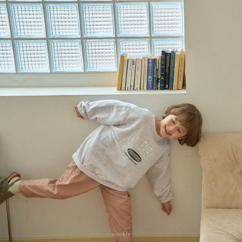 Weekly - Korean Children Fashion - #Kfashion4kids - Ground Sweatshirt - 5