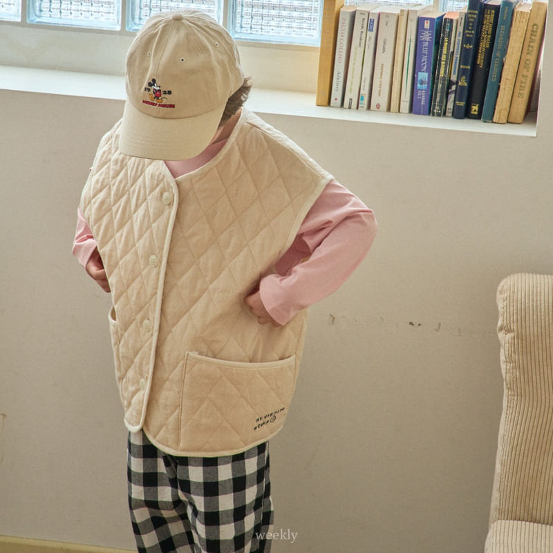 Weekly - Korean Children Fashion - #Kfashion4kids - Morning Point Vest