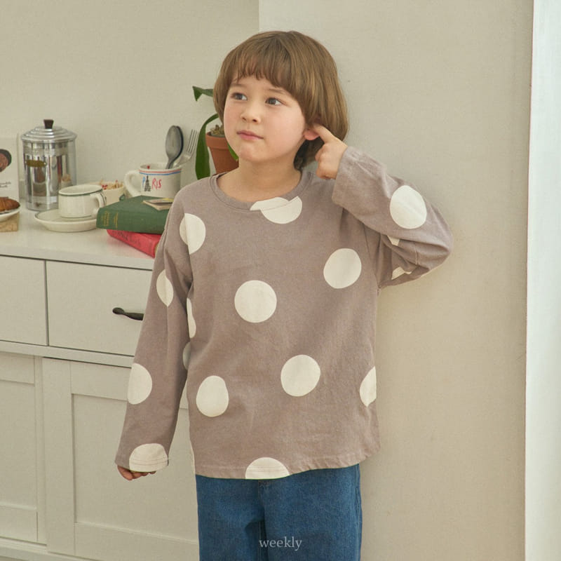 Weekly - Korean Children Fashion - #designkidswear - More Dot Tee - 12