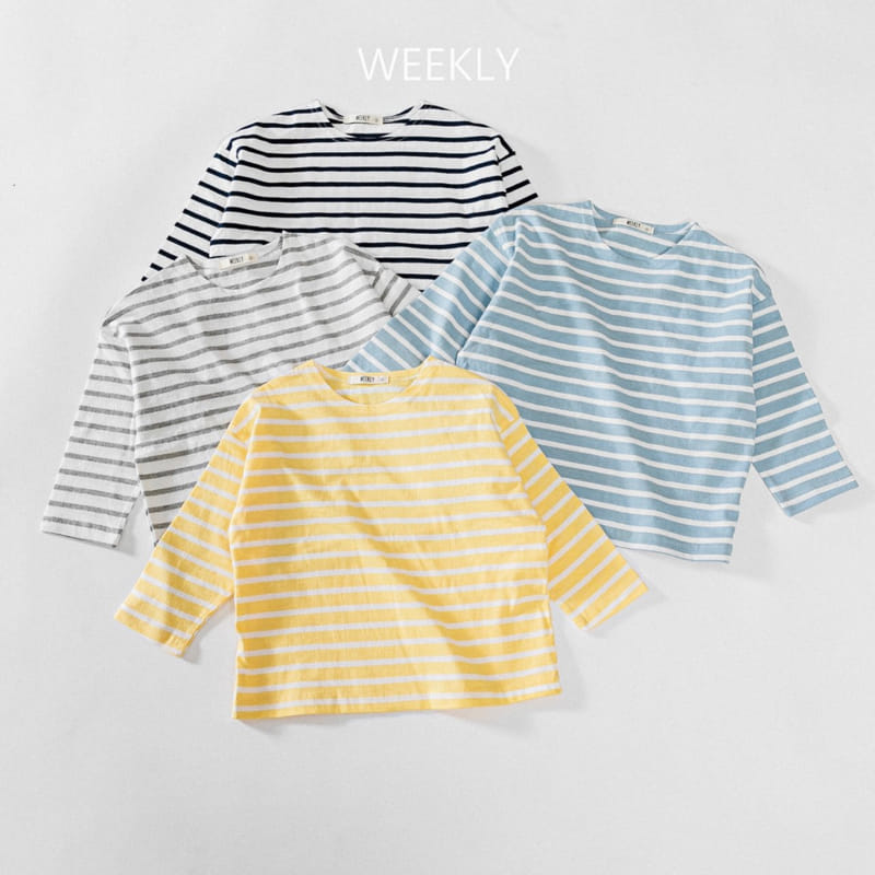 Weekly - Korean Children Fashion - #designkidswear - Saint Stripes Tee - 8