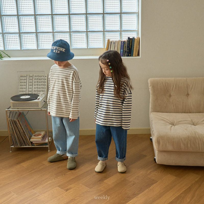 Weekly - Korean Children Fashion - #discoveringself - Saint Stripes Tee - 9