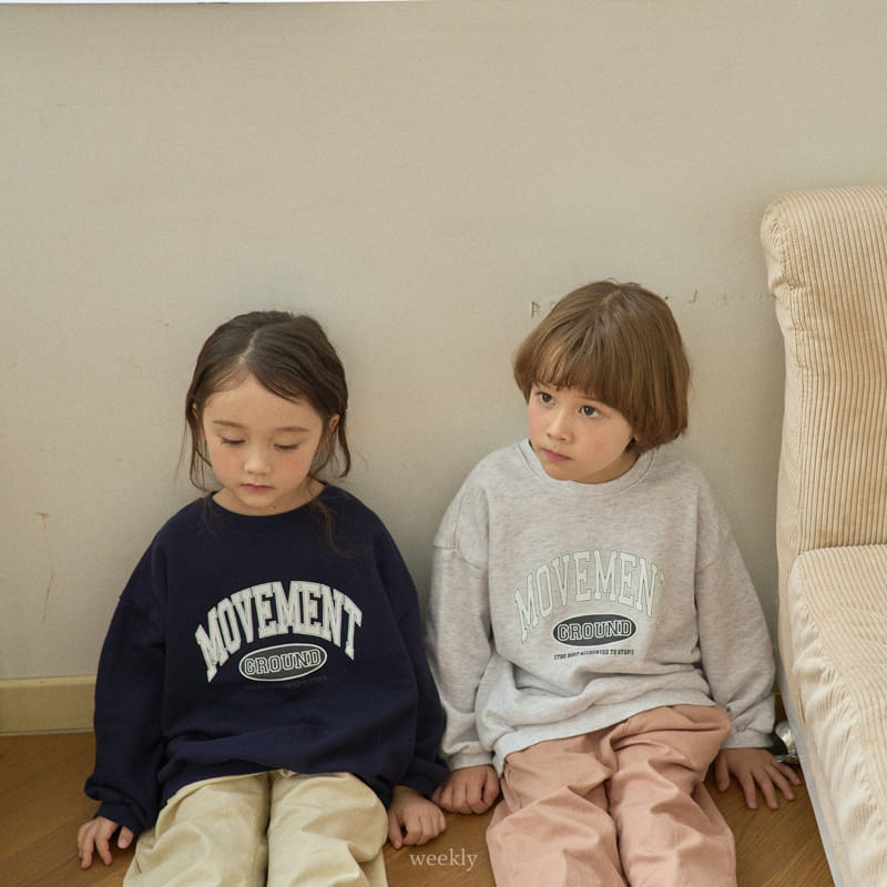 Weekly - Korean Children Fashion - #fashionkids - Ground Sweatshirt