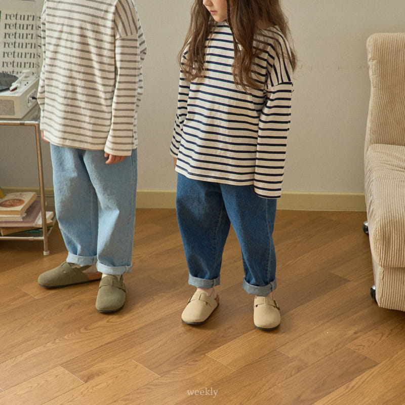 Weekly - Korean Children Fashion - #fashionkids - Saint Stripes Tee - 10