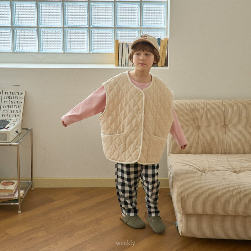 Weekly - Korean Children Fashion - #magicofchildhood - Morning Point Vest - 3