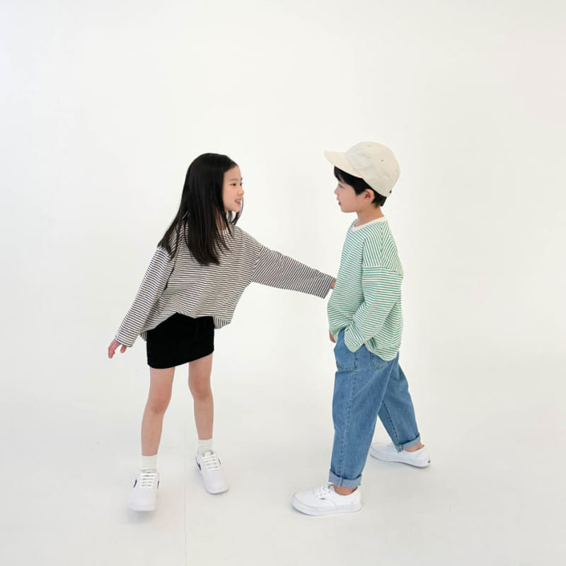 Witty Boy - Korean Children Fashion - #Kfashion4kids - Lucy Stripes Tee - 3