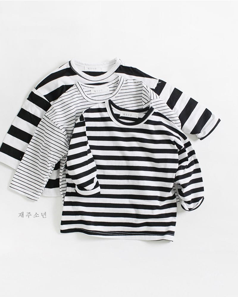Witty Boy - Korean Children Fashion - #Kfashion4kids - Multi Stripes Tee