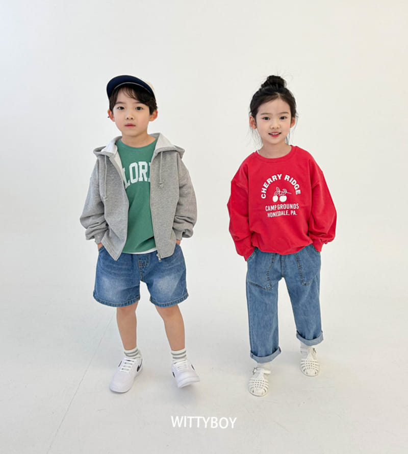 Witty Boy - Korean Children Fashion - #Kfashion4kids - Cherry Sweatshirt - 6