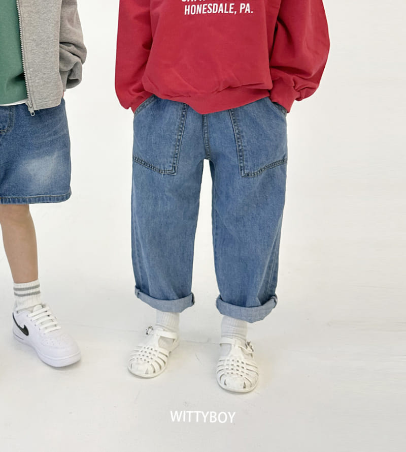 Witty Boy - Korean Children Fashion - #Kfashion4kids - Barnie Jeans