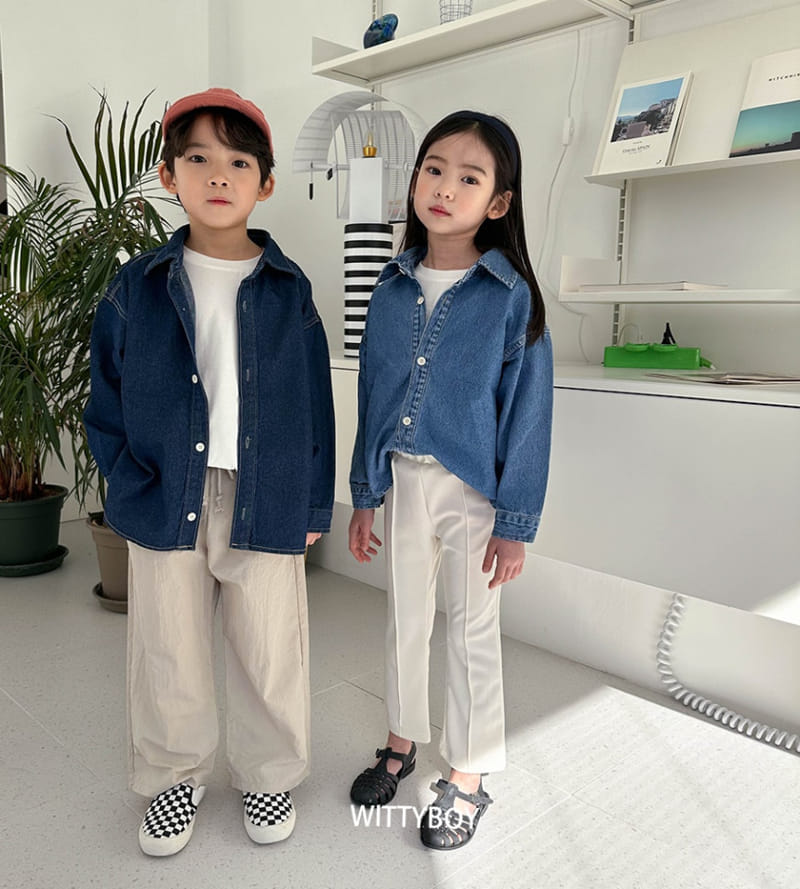 Witty Boy - Korean Children Fashion - #Kfashion4kids - Joy Denim Shirt - 10