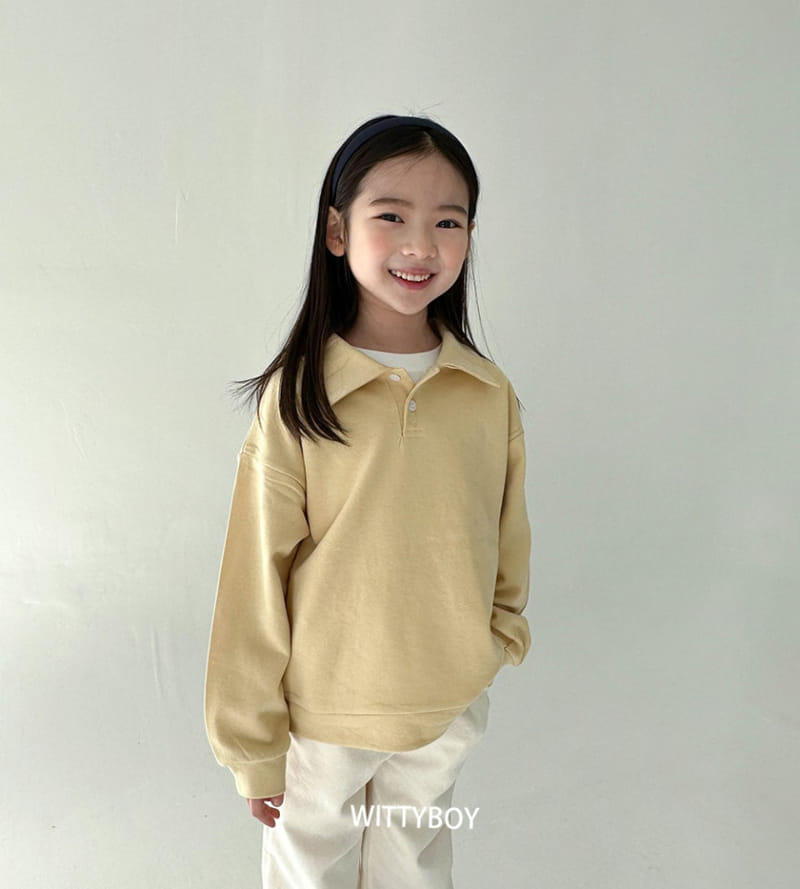 Witty Boy - Korean Children Fashion - #kidzfashiontrend - Coco Collar Sweatshirt - 4