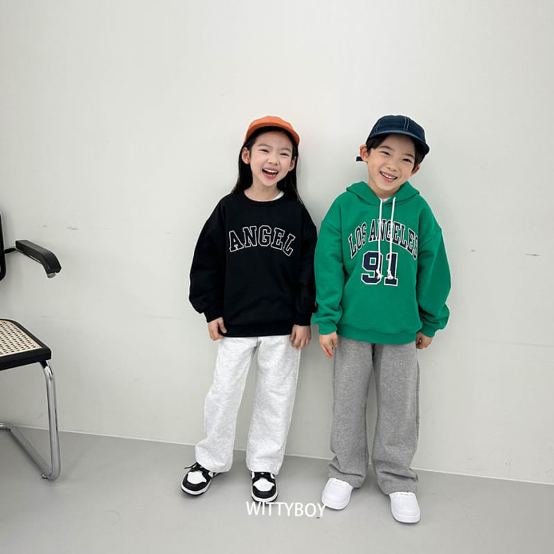 Witty Boy - Korean Children Fashion - #childofig - Angel Sweatshirt - 12