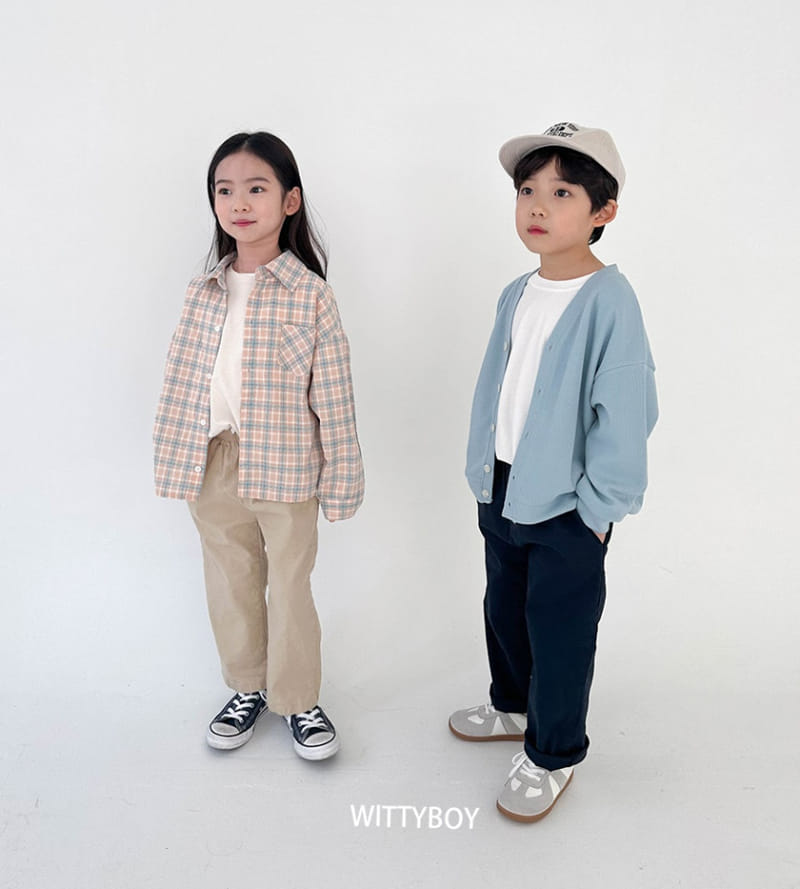 Witty Boy - Korean Children Fashion - #childofig - You Are Check Shirt - 10