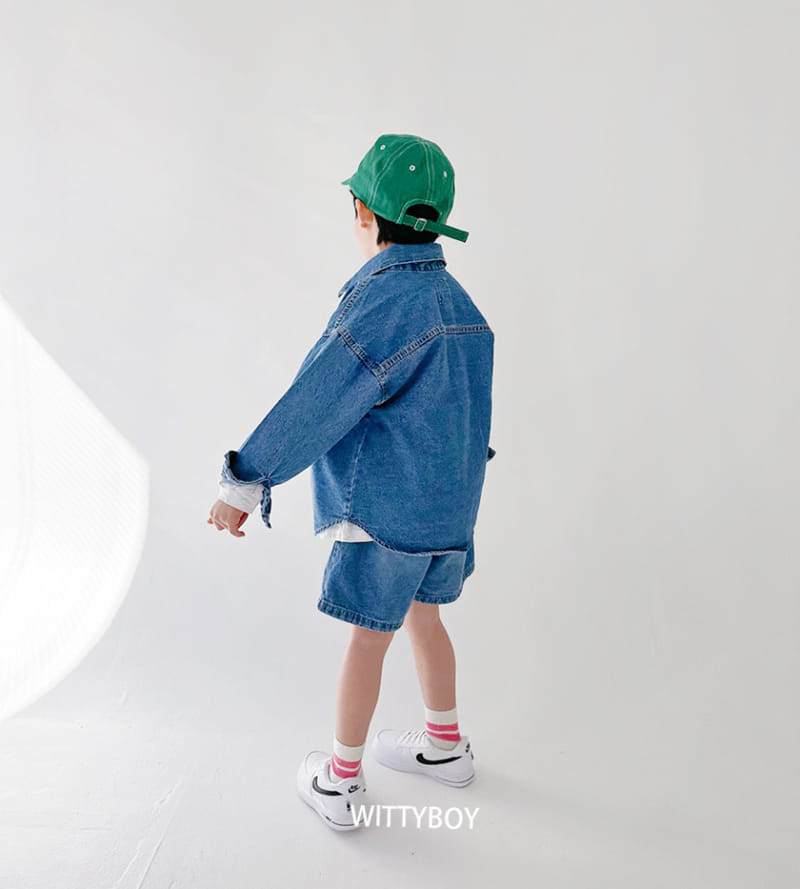 Witty Boy - Korean Children Fashion - #childofig - Joy Denim Shirt
