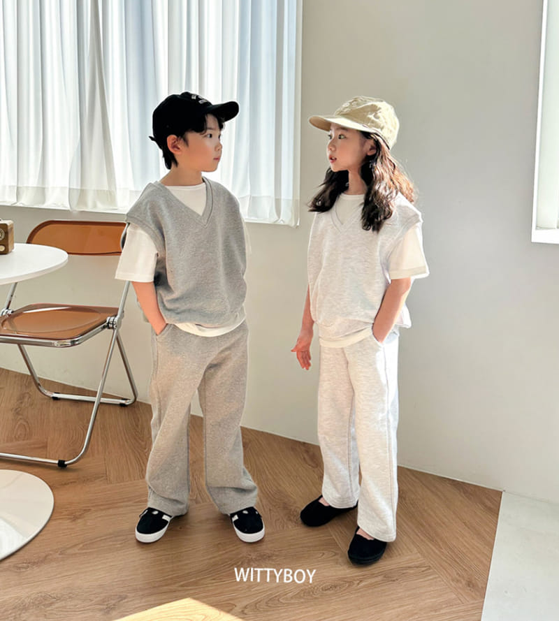 Witty Boy - Korean Children Fashion - #childofig - Uni Vest - 2
