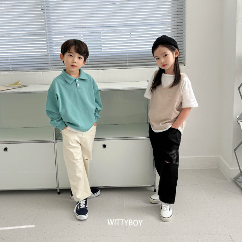 Witty Boy - Korean Children Fashion - #childrensboutique - Easy Cut Pants - 6