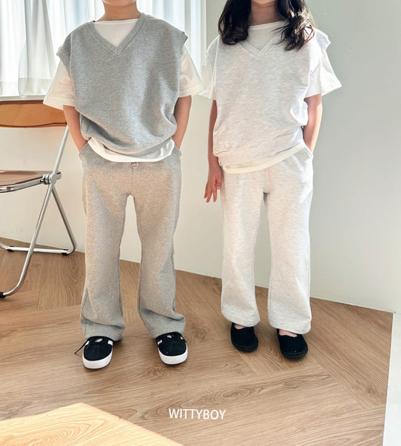 Witty Boy - Korean Children Fashion - #childrensboutique - Uni Vest - 3